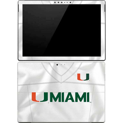 University of Miami White Jersey Surface Pro 4 Skin